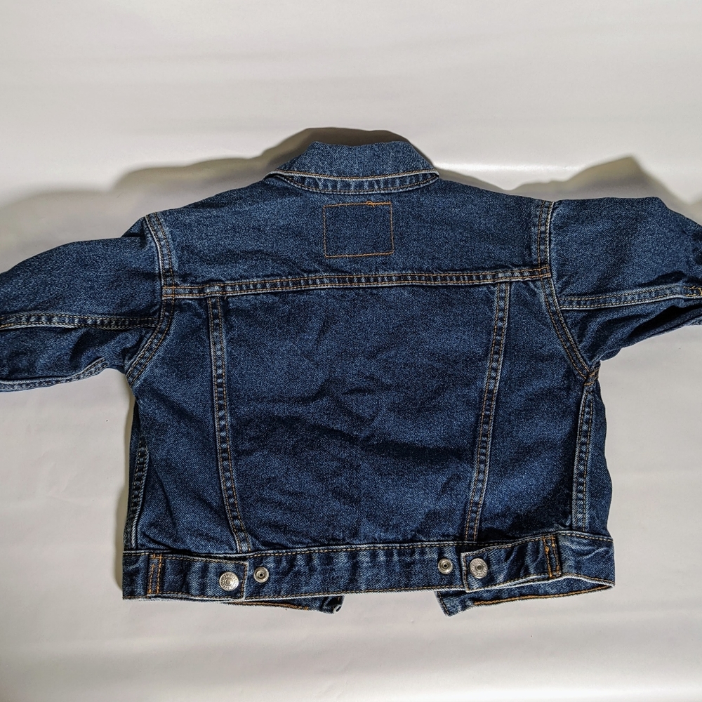Levi's Jeans Jacket Boys Girls 2T Denim - Picture 3 of 8
